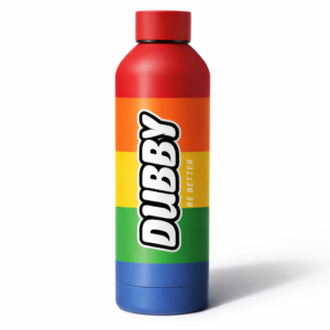 Rainbow Popsicle Metal Bottle