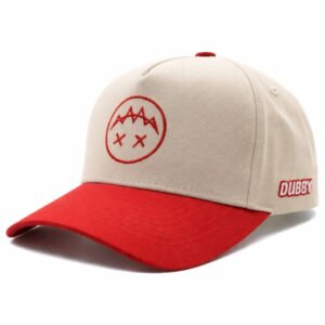 Red & Cream Dubby Hat