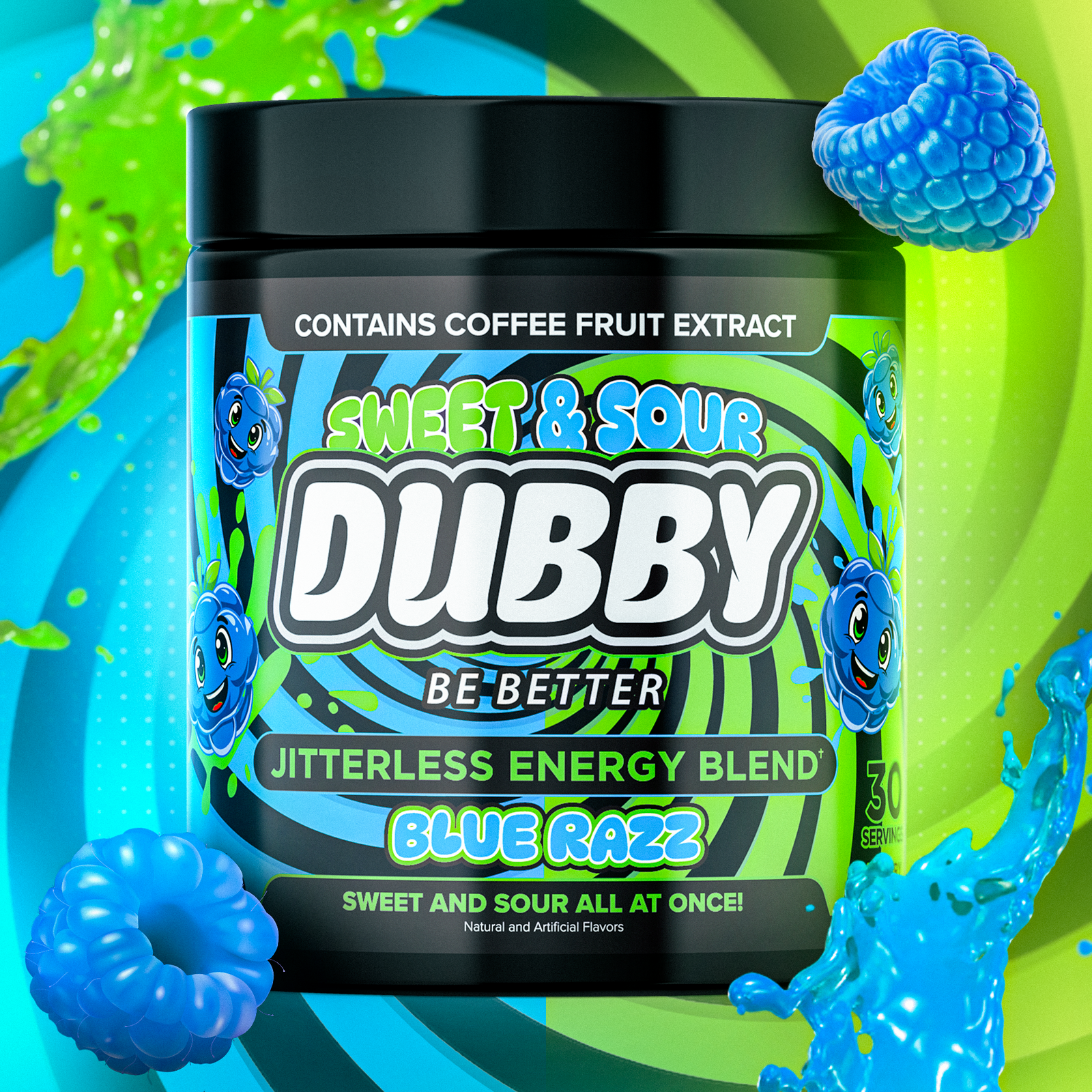 energy-powder-for-gamers-blue-razz energy powder for gamers - blue razz flavor